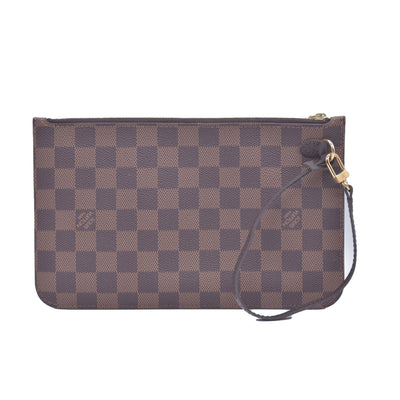 $2310 2017 Louis Vuitton Damier Ebene Neverfull GM with Pouch SD2137