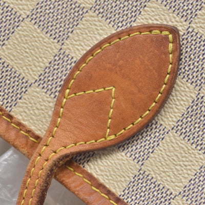 $2170 Louis Vuitton Damier Azur Neverfull MM AR0115