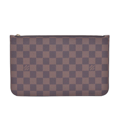 $2310 2017 Louis Vuitton Damier Ebene Neverfull GM with Pouch SD2137