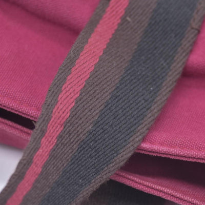 $1150 HERMES Toile Troca Horizontal MM Tote Bag Red CONSIGNMENT 10021349