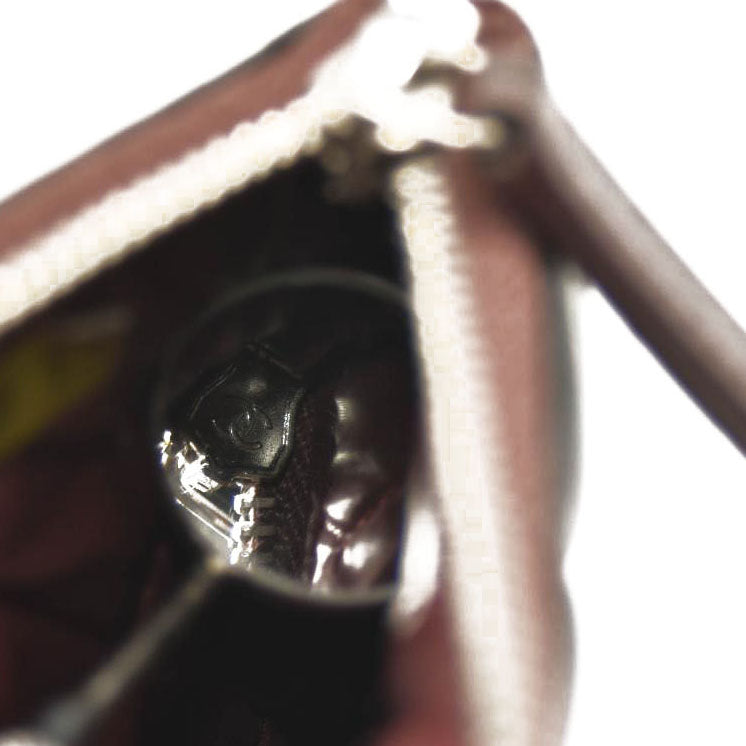 CHANEL Lambskin Quilted Small Cosmetic Case Black