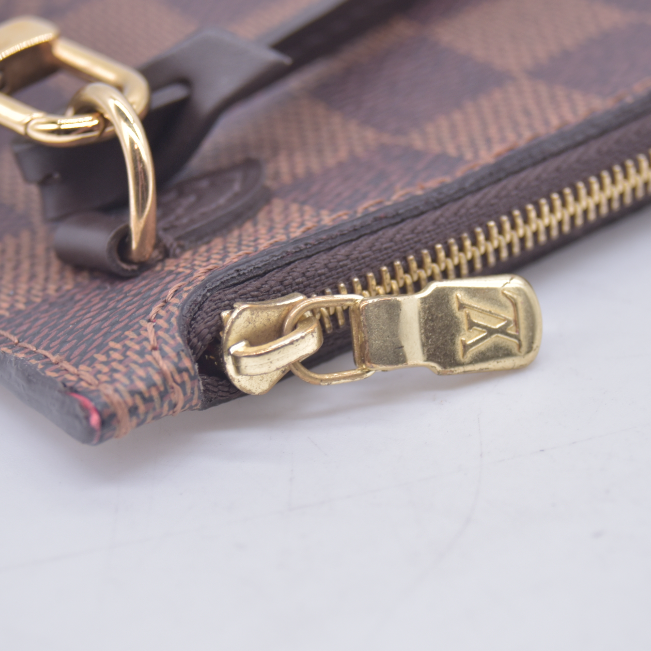 $2310 Louis Vuitton Damier Ebene Neverfull GM with Pouch RFID