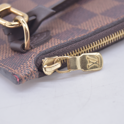 $2310 Louis Vuitton Damier Ebene Neverfull GM with Pouch RFID