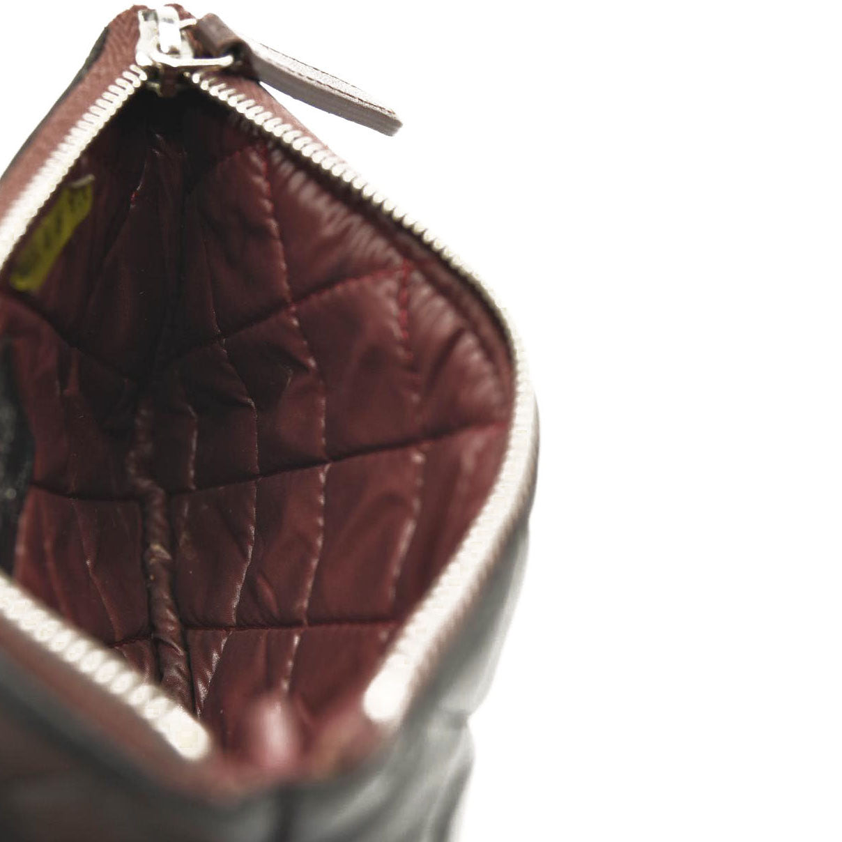 CHANEL Lambskin Quilted Small Cosmetic Case Black