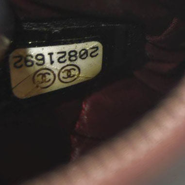 CHANEL Lambskin Quilted Small Cosmetic Case Black