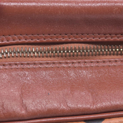 $980 MCM Visetos Flap Messenger Bag Cognac CONSIGNMENT 10021348