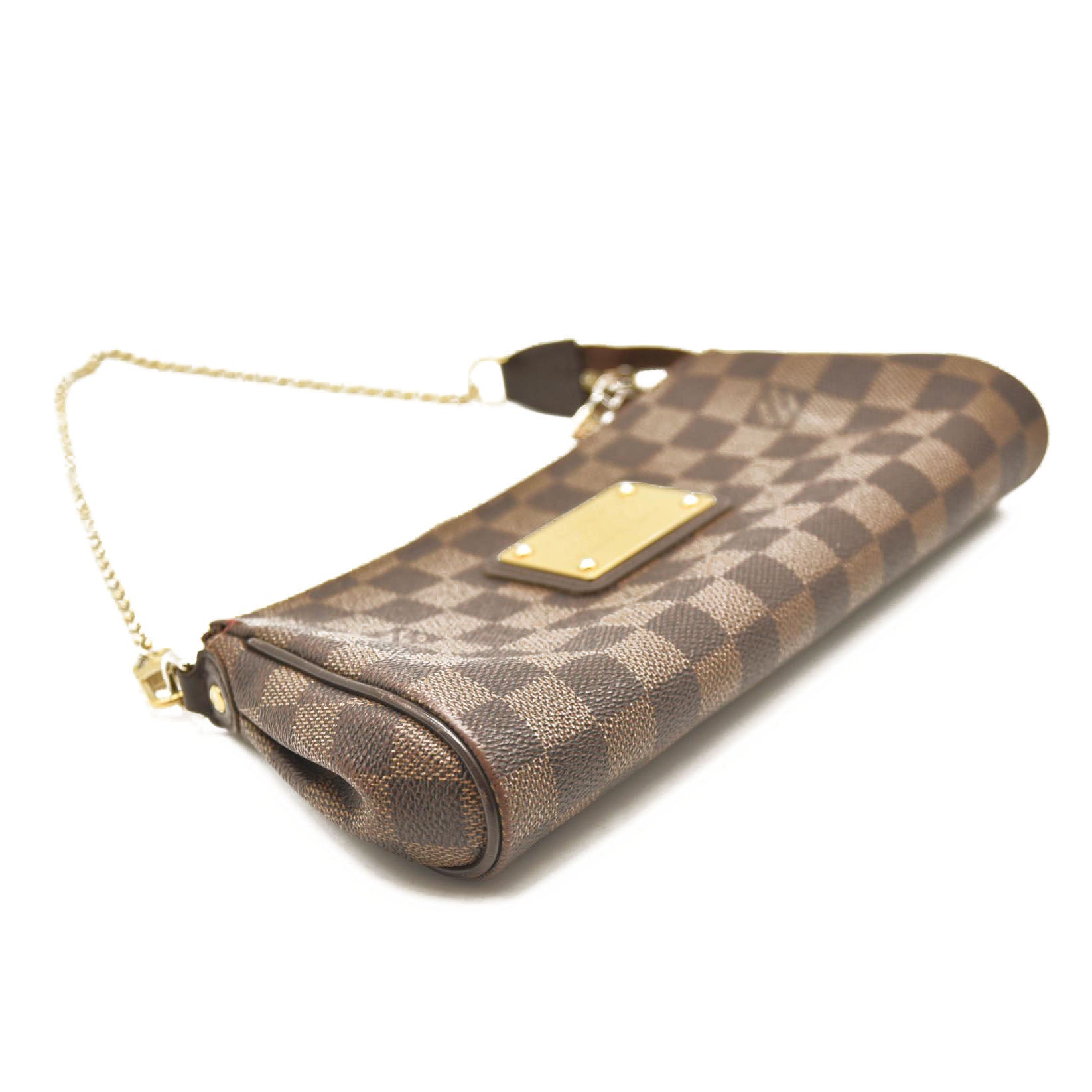 LOUIS VUITTON Damier Ebene Eva Clutch