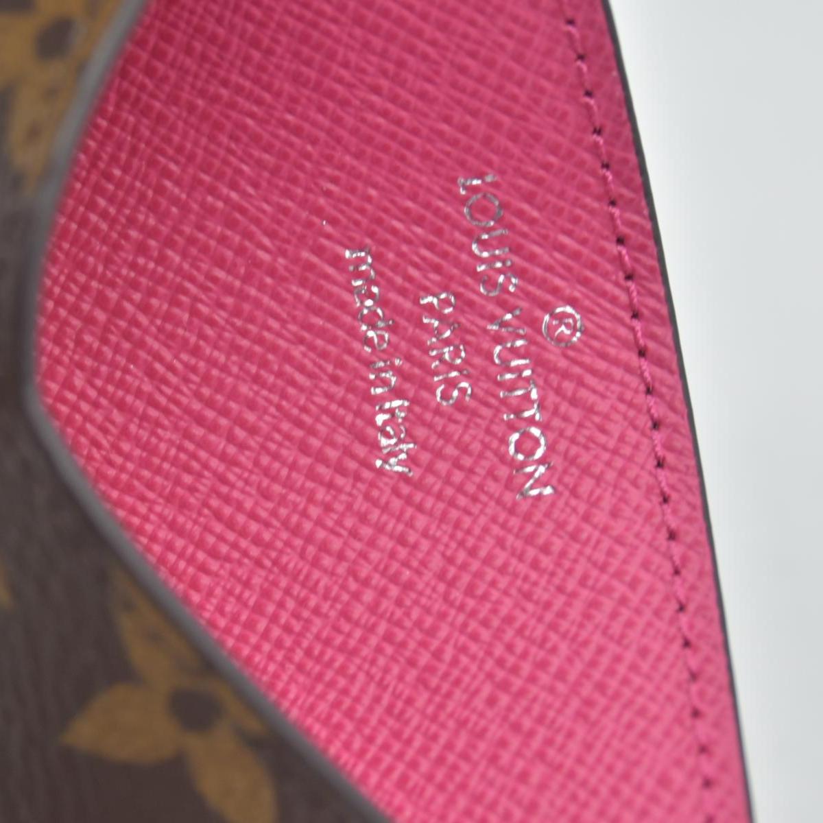 Louis Vuitton Monogram LV Colormania Kirigami Card Holder Pondichery Pink