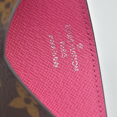 Louis Vuitton Monogram LV Colormania Kirigami Card Holder Pondichery Pink