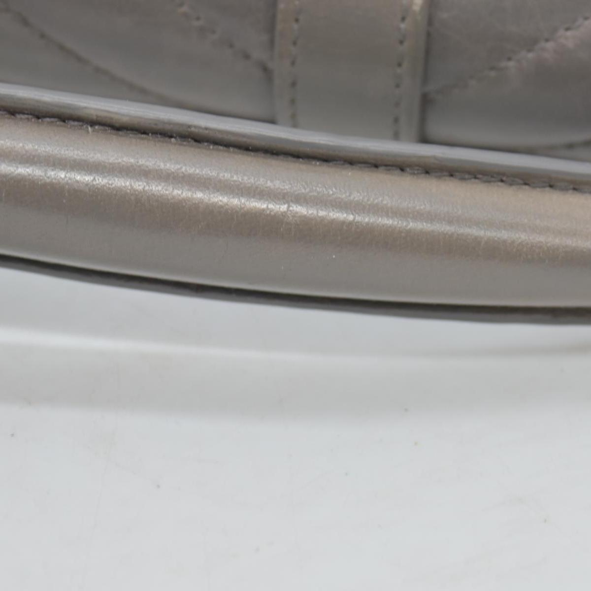 Saint Laurent Waxed Calfskin Matelasse Chevron Medium Monogram College Bag Fog Gray