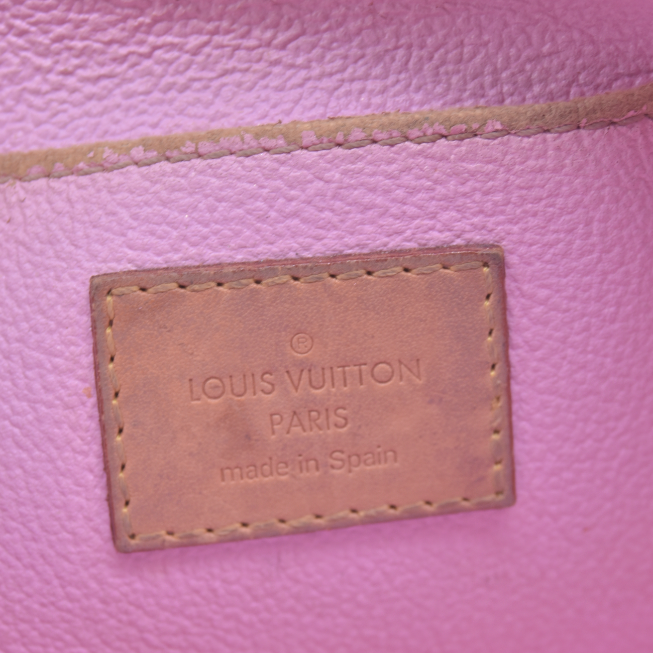 $625 2012 LOUIS VUITTON Monogram Multicolor Cosmetic Pouch White Litchi 2172