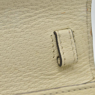 $2,590 Gucci Calfskin Small Sylvie Shoulder Bag Off White