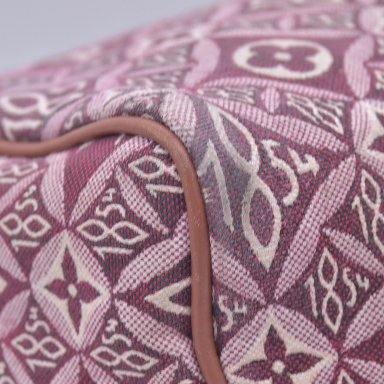 $2310 2020 Louis Vuitton Jacquard Since 1854 Speedy Bandouliere 25 Bordeaux DU3240