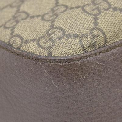 Gucci GG Supreme Monogram Web Neo Vintage Shoulder Bag Beige New Acero Crop