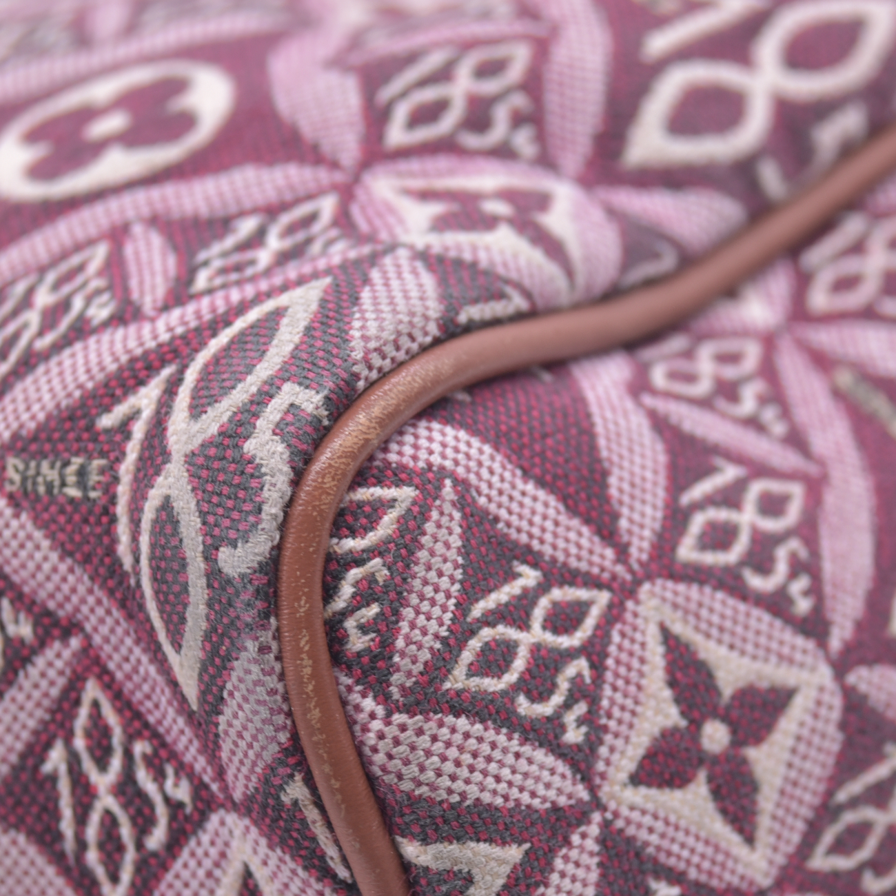 $2310 2020 Louis Vuitton Jacquard Since 1854 Speedy Bandouliere 25 Bordeaux DU3240