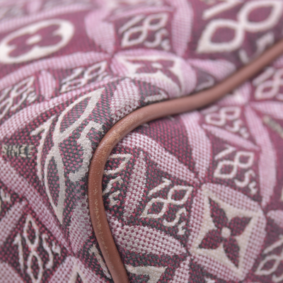 $2310 2020 Louis Vuitton Jacquard Since 1854 Speedy Bandouliere 25 Bordeaux DU3240