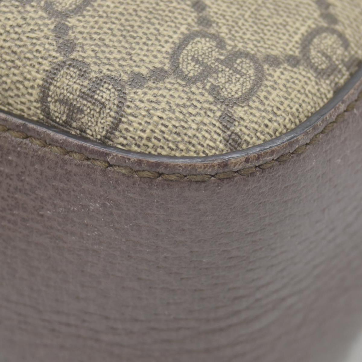 Gucci GG Supreme Monogram Web Neo Vintage Shoulder Bag Beige New Acero Crop