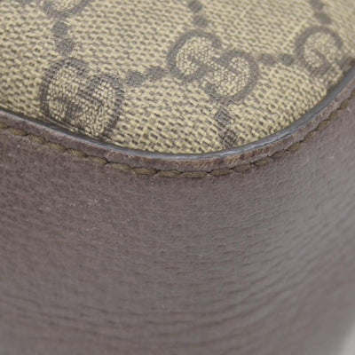Gucci GG Supreme Monogram Web Neo Vintage Shoulder Bag Beige New Acero Crop