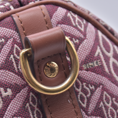 $2310 2020 Louis Vuitton Jacquard Since 1854 Speedy Bandouliere 25 Bordeaux DU3240