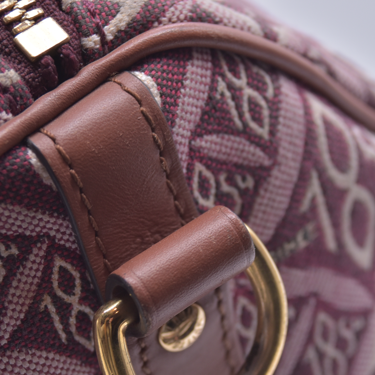 $2310 2020 Louis Vuitton Jacquard Since 1854 Speedy Bandouliere 25 Bordeaux DU3240