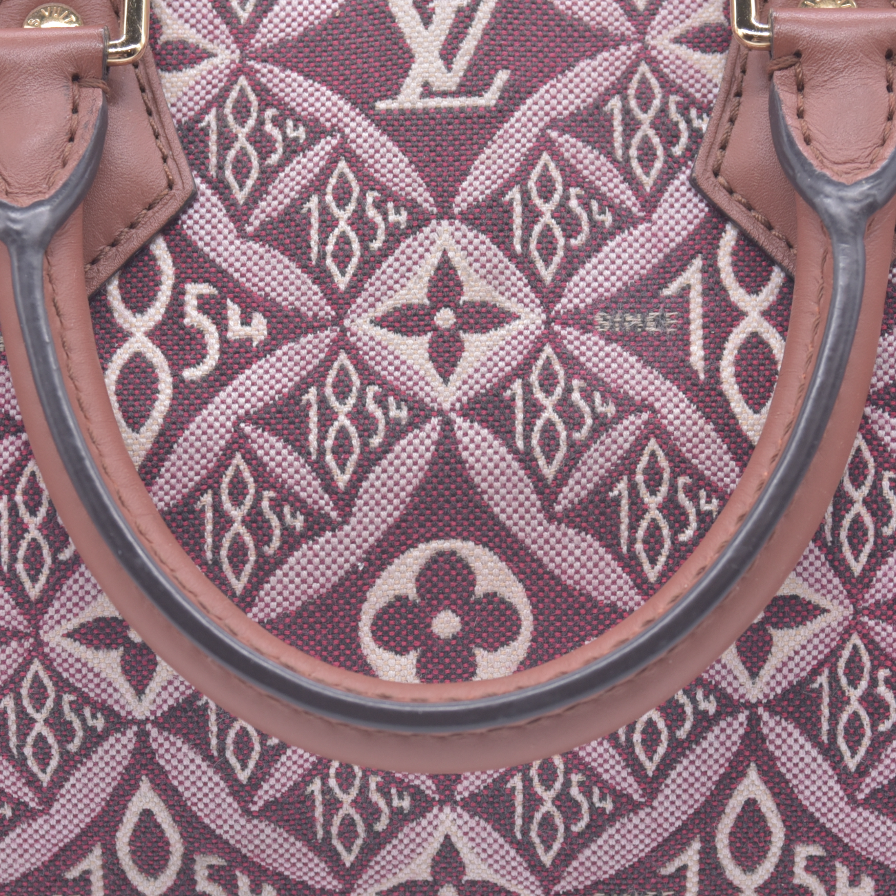 $2310 2020 Louis Vuitton Jacquard Since 1854 Speedy Bandouliere 25 Bordeaux DU3240