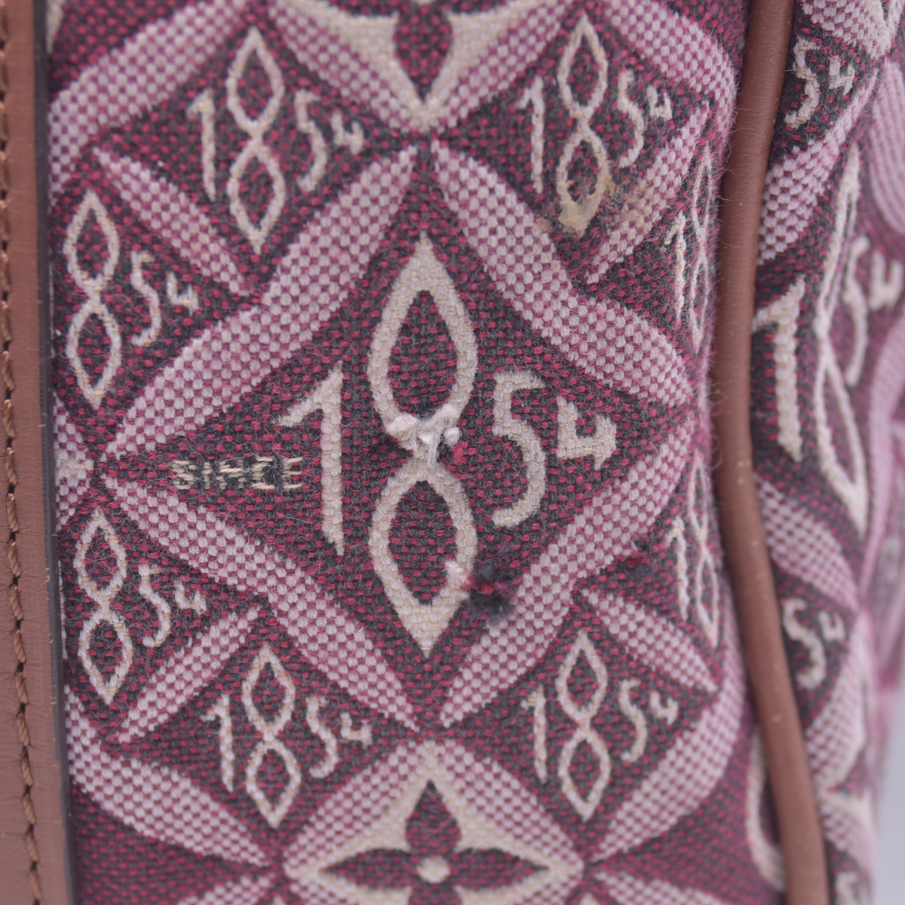 $2310 2020 Louis Vuitton Jacquard Since 1854 Speedy Bandouliere 25 Bordeaux DU3240