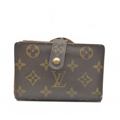 $720 Louis Vuitton LV Monogram French Purse CA0034 2004