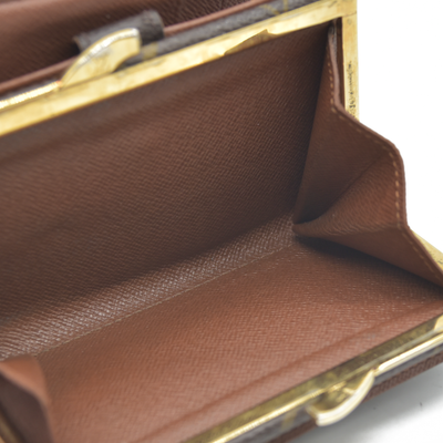 $720 Louis Vuitton LV Monogram French Purse CA0034 2004