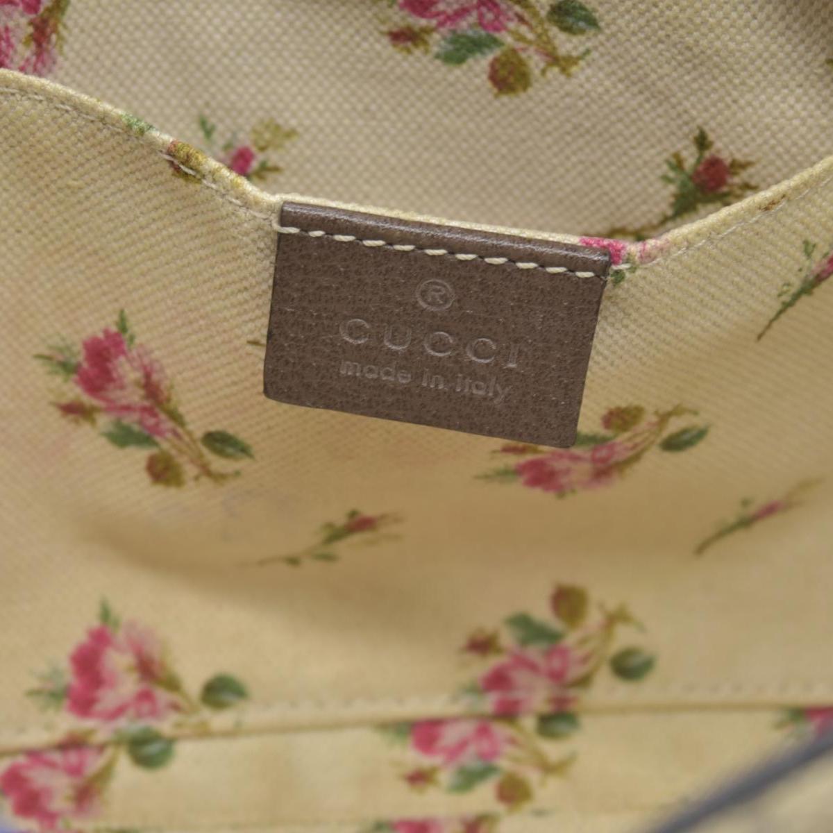 Gucci GG Supreme Monogram Web Neo Vintage Shoulder Bag Beige New Acero Crop