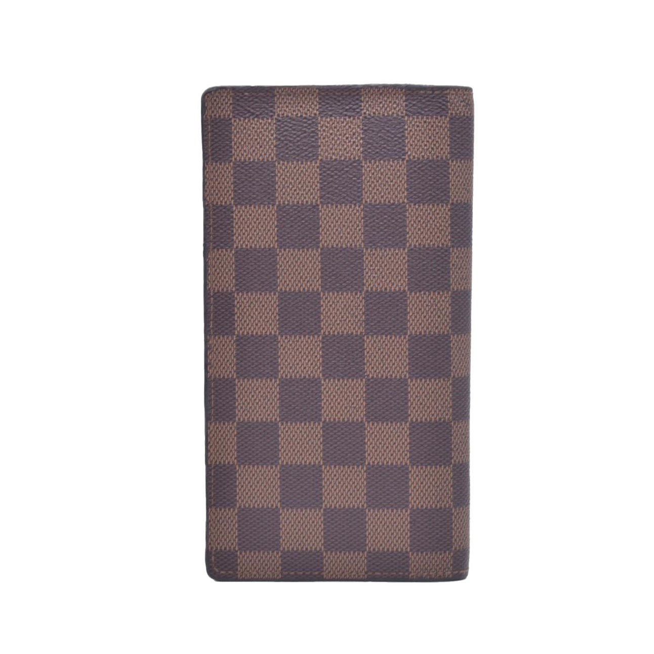 $710 Louis Vuitton  Damier Ebene Porte-Cartes Credit Yen Checkbook Wallet TN1196 CONSIGNMENT