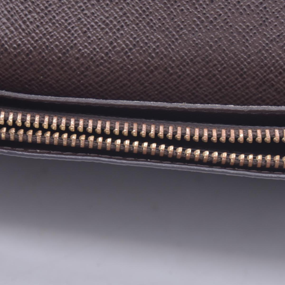 $710 Louis Vuitton  Damier Ebene Porte-Cartes Credit Yen Checkbook Wallet TN1196 CONSIGNMENT