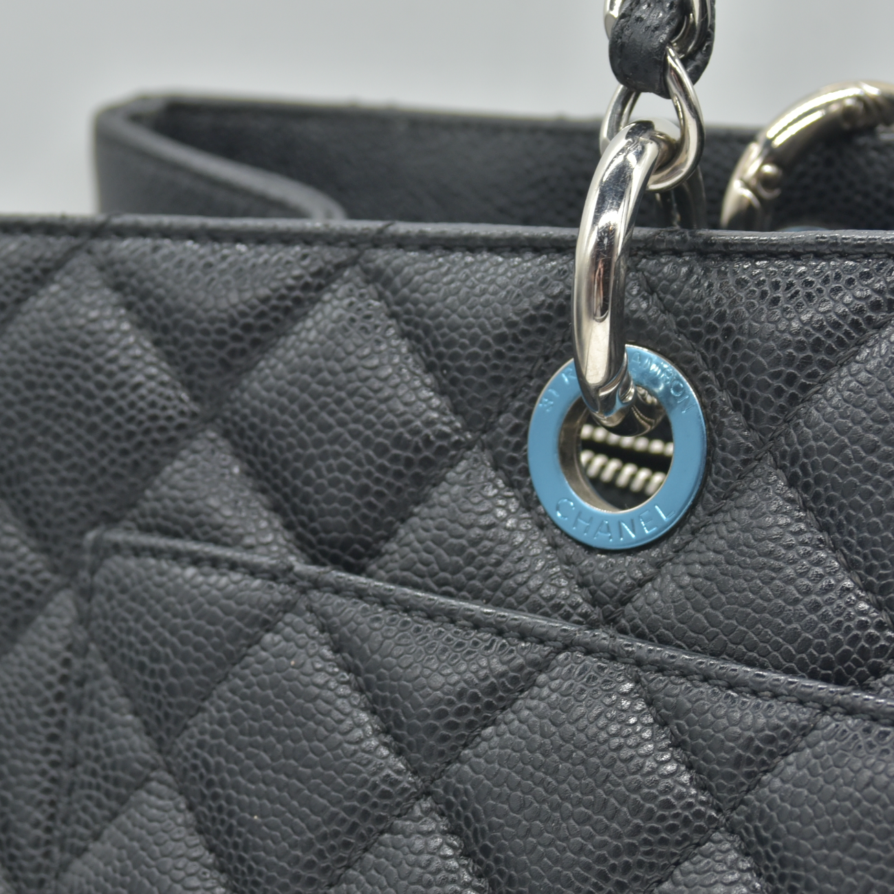Chanel Caviar Quilted XL Grand Shopping Tote GST Black