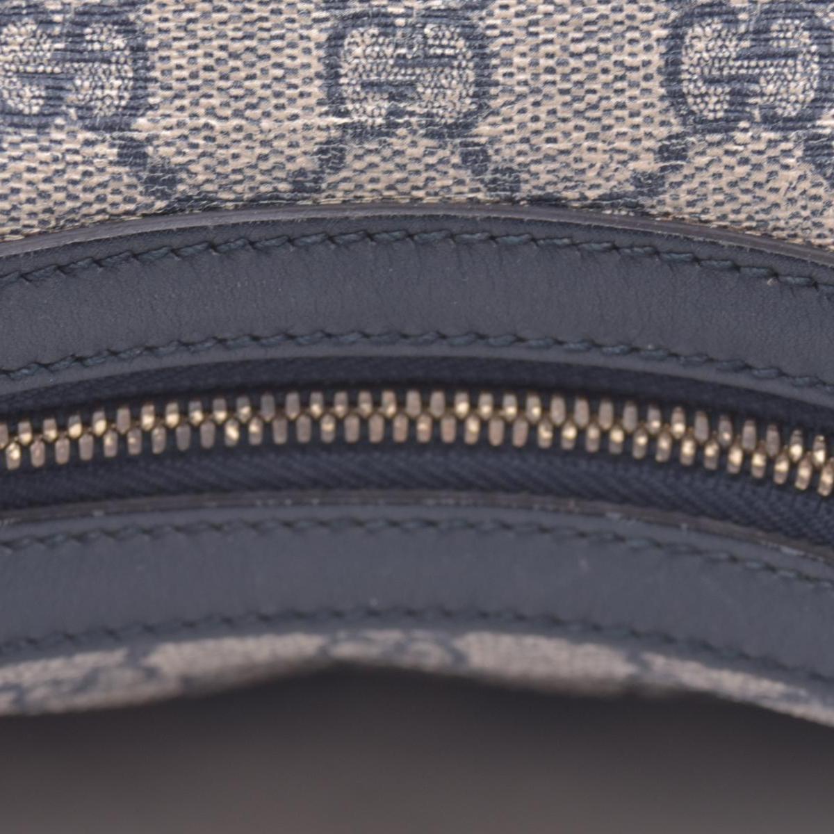 $1490 Gucci GG Supreme Linea Navy Hobo Shoulder Tote Bag CONSIGNMENT