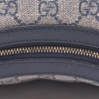 $1490 Gucci GG Supreme Linea Navy Hobo Shoulder Tote Bag CONSIGNMENT