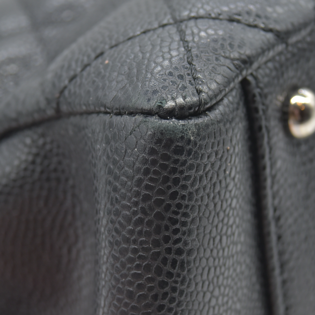 Chanel Caviar Quilted XL Grand Shopping Tote GST Black
