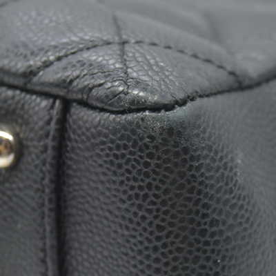 Chanel Caviar Quilted XL Grand Shopping Tote GST Black