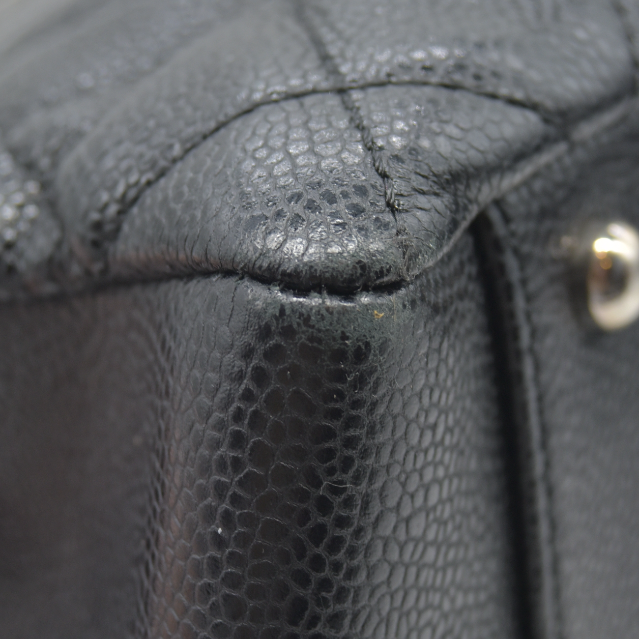 Chanel Caviar Quilted XL Grand Shopping Tote GST Black