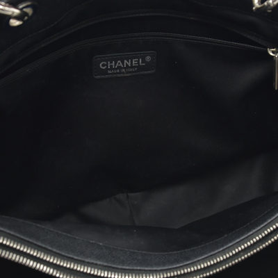 Chanel Caviar Quilted XL Grand Shopping Tote GST Black