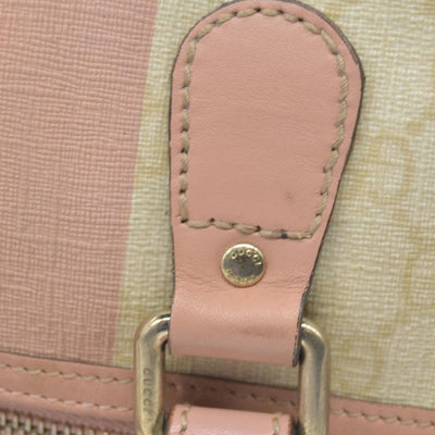Gucci GG Plus Monogram Web Stripe Medium Joy Boston Pink