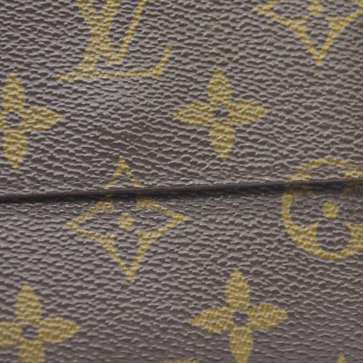 AUCTION $615 Louis Vuitton  Monogram Porte-Monnaie Billets Cartes Credit Wallet