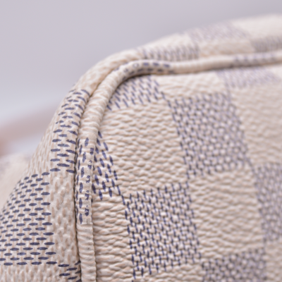 $2240 2019 Louis Vuitton Damier Azur Neo Neverfull GM Rose Ballerine