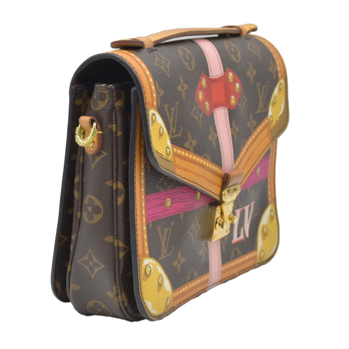 $2760 2018 Louis Vuitton Monogram Summer Trunks Pochette Metis DR0198 10019843