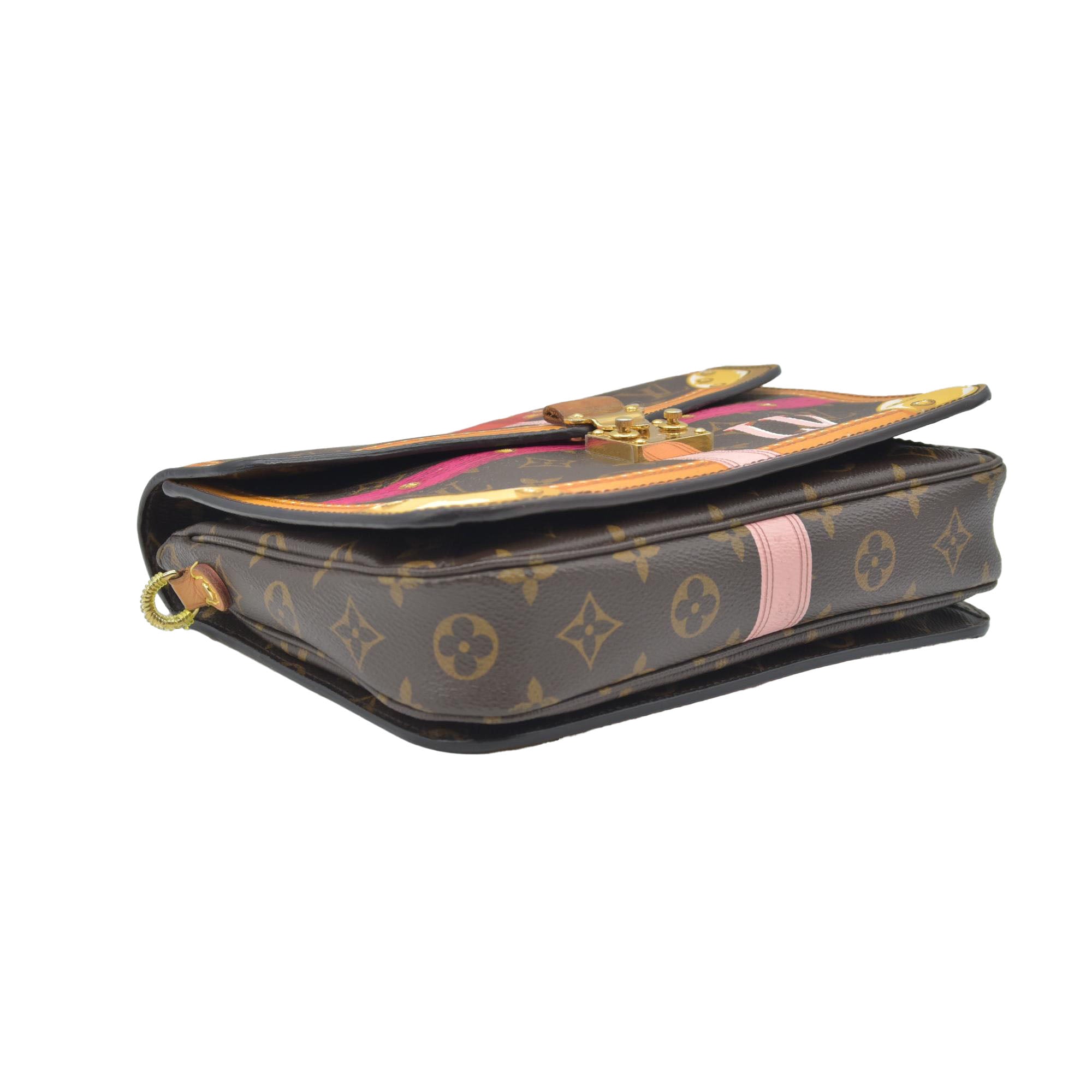 $2760 2018 Louis Vuitton Monogram Summer Trunks Pochette Metis DR0198 10019843