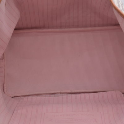 $2240 2019 Louis Vuitton Damier Azur Neo Neverfull GM Rose Ballerine