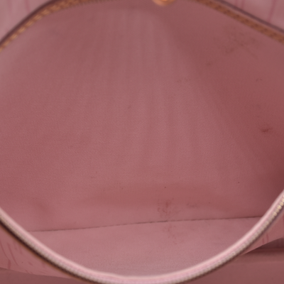 $2240 2019 Louis Vuitton Damier Azur Neo Neverfull GM Rose Ballerine