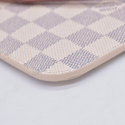 $2240 2019 Louis Vuitton Damier Azur Neo Neverfull GM Rose Ballerine