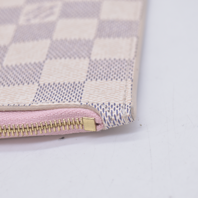 $2240 2019 Louis Vuitton Damier Azur Neo Neverfull GM Rose Ballerine