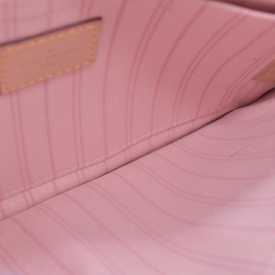 $2240 2019 Louis Vuitton Damier Azur Neo Neverfull GM Rose Ballerine