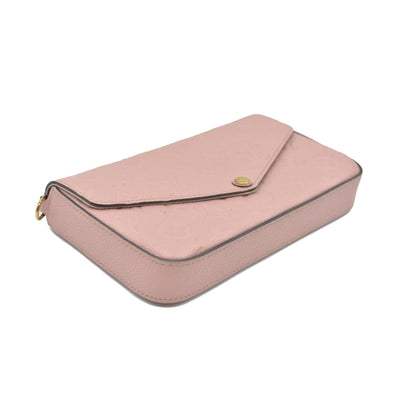 $1720 Louis Vuitton LV Monogram Pochette Félicie Pink