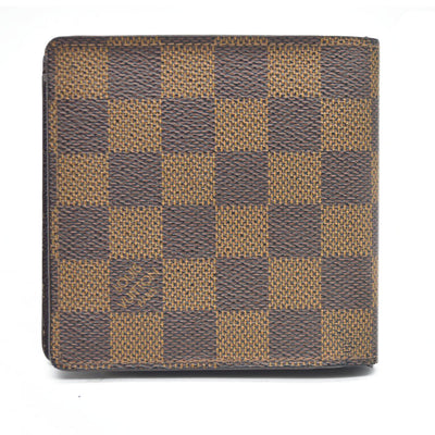 AUCTION $545 Louis Vuitton Damier Ebene Multiple Wallet